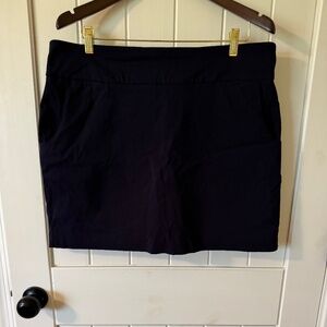ZAC AND RACHEL Everyday Solid Pull-On SKORT, Navy Blue, Size 16